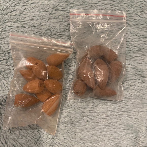 9" Ceramic Backflow Incense Burner – Turquoise & Brown Waterfall Holder + Incens - Picture 3 of 10